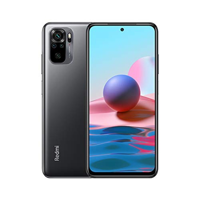 Xiaomi Redmi Note 10 Smartphone RAM 4GB ROM 128GB 6.43" AMOLED DotDisplay 5000mAh (typ) Batteria Ricarica rapida da 33W 48MP Wide-Angle telecamera Gri