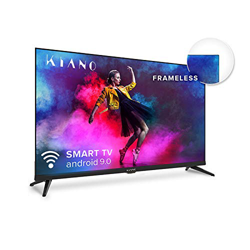 Kiano Elegance TV 43" Pollice Android TV 9.0 2GB RAM Metal Case [109 cm Frameless TV] (4K Ultra HD, HDR, Miracast, Smart TV, Netfilx, Youtube, Faceboo en oferta
