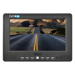 Ccylez Televisore Digitale HD Mini da 7 Pollici, TV Portatile ad Alta risoluzione con Telecomando e Batteria Gan 1500 mAh capacità per Uso Esterno, Su en oferta