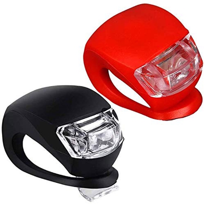 Grunda Luce per passeggino (2 pezzi) con LED luminoso e 3 funzioni luminose, incluse batterie CR 2032, vedere e vedere con il passeggino, lampada fles
