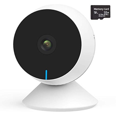 Baby Camera WiFi 1080P FHD, M1 Baby Monitor con Rilevamento del Pianto & Movimento, Audio Bidirezionale, Visione Notturna - Smart Home Camera Funziona