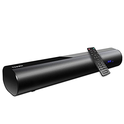 Soundbar con batteria al litio, suono surround 3D 106 dB / 60 W Soundbar per TV, 18,9 pollici e Wireless Bluetooth 5.0 TV Speaker sistema Home Cinema