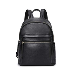 Kattee Zaino Donna Pelle Vera Borsa a Zainetto Casuale Vintage Backpack Daypack per Scuola Viaggio Lavoro Shopping características