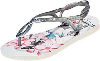 Havaianas Luna Print, Sandali Donna, Bianco (White/Graphite), 35/36