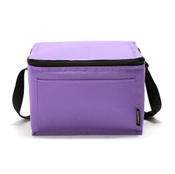 JKK Bento Bag Borsa da Pasto Borsa da Pranzo Borsa da Picnic Isolamento Impermeabile Borsa Termica Borsa per Il Ghiaccio 5L (22,5 * 16,5 * 16 cm) Viol en oferta