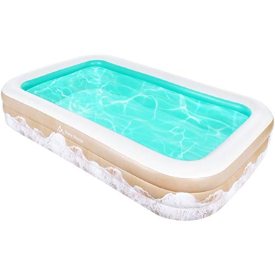 Brace Master Piscine Gonfiabili, Piscina Rettangolare, Piscine familiari, Piscina Gonfiabile Festa Estiva in Acqua per Bambini, Adulti, all'aperto, Gi