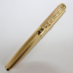 Jinhao 1200 puro oro penna stilografica media con intaglio modello en oferta