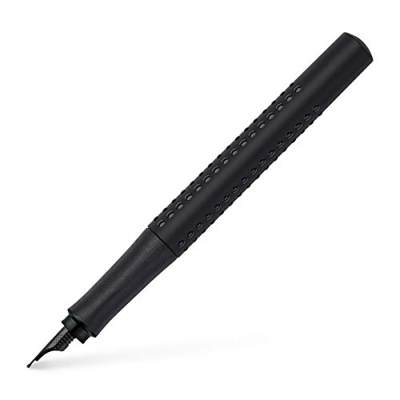 Faber-Castell 140963 Grip Edition - Penna stilografica, pennino F, colore: Nero