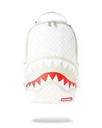 SPRAYGROUND | B2947NSZ Mean & Clean Check Shark In Paris Backpack - White White en oferta