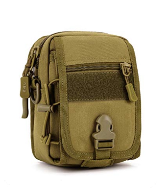 Yakmoo Borsa a Tracolla Sportivo Impermeabile Marsupio Accessorio dello Zaino Molle Sistema Zaino di Funzione Multipla Borsetta Militare Tattico per O