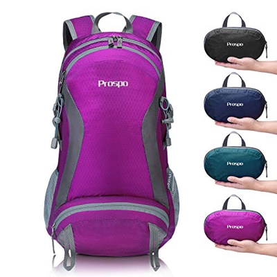 PROSPO 30L Zaino da Viaggio Leggero da Trekking Zaino da Viaggio Zaino Pieghevole Resistente all'Acqua per Alpinista all'Aperto Arrampicata Campeggio 