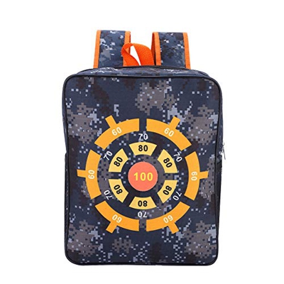 Borsa Pallottole, Impermeabile Pallottole Borsa Portaoggetti Portatile Bambini Bersaglio Marsupio Zaino per Nerf N-strike