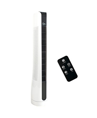 SUNTEC Ventilatore a torre CoolBreeze 9.000 TO Sensation+ [90 cm di altezza, 3 livelli di velocità + modalità di ventilazione, oscillante, timer + tel