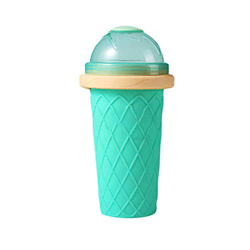 Quick Frozen Smoothies Slushy Ice Cream Maker Milk Shake Squee Cooling Cup, Magic Slushy Squeeze Cup - Fast Cooling Freeze Double Layer Summer Cup DIY en oferta