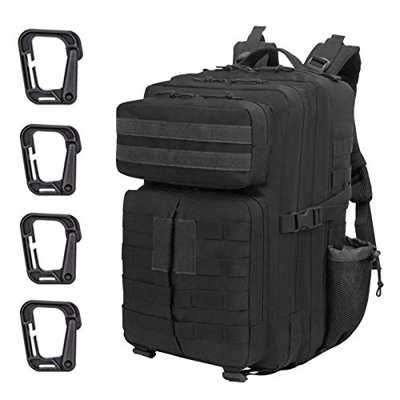 ZEHNHASE Zaino Tattico Militare 45L Tattico Molle Professionale Trekking Zaino Tasche Multiple in Nylon 900D ad Alta capacità per Campeggio, Zaino di 