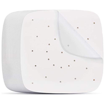 Qunlei Air Fryer Pergamena Liner di carta quadrato, 100 pezzi, 24,5 cm quadrati Air Fryer Liners/Pergamena a vapore, carta pergamena perforata per fri