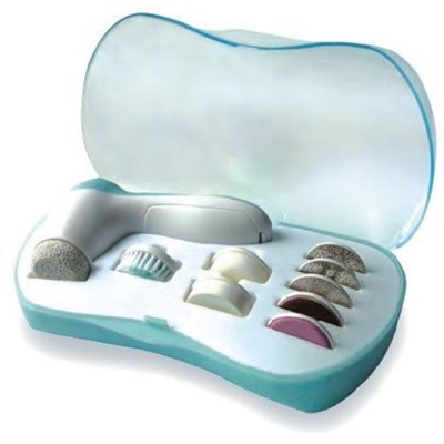 Polypool - SET BELLEZZA VISO MANI PIEDI 9 ACCESSORI BATTERIA