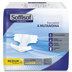 Soffisof Pannoloni A Mutandina Assorbenza 7 Extra Misura Medium 15Pz precio