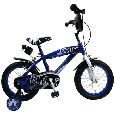Bicicletta Bmx Baby Taglia 16 Bici Per Bambini 510194 Età 4 - 7 Anni - Blu