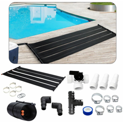 2x Riscaldatore Solare per Piscina Riscaldamento della piscina 66 x 300 cm - Arebos características