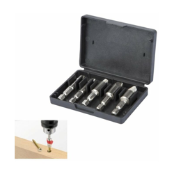 Estrattori/Inserti per trapano/avvitatore per rimuovere viti/bulloni incastrate/prigioniere/rovinate set 5 pz precio