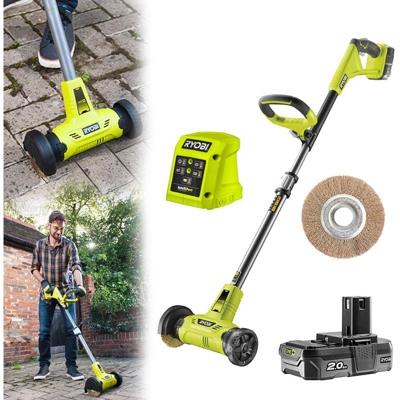 Spazzola rotante a batteria 18V RPC180020S pulizia fughe pavimento - Ryobi