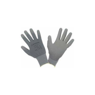 Honeywell 2400250-08 perfetto in guanti, grigio, confezione da 10 pezzi)
