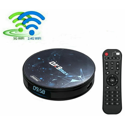 Android tv box 6K HD 10.0 64gb wifi 2.4 telecomando 1080P dual band 5G QK9MAX precio