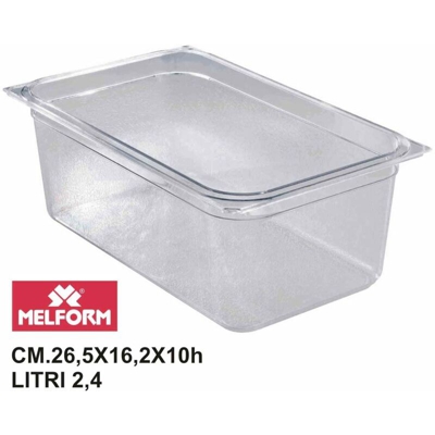 Bighouse It - VASCHETTA DIAMOND GN 1/4 H.10 CM.26,5X16,2 LT.2,4