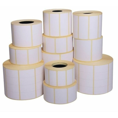 Boxlum - Etichette bianche adesive termiche mm 60x94 rotoli 36 pezzi 18000 etichette