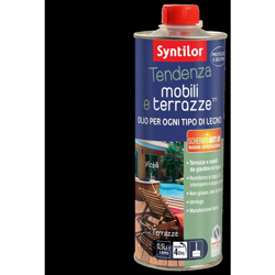 Syntilor - Olio Tendenza Mobili e Terrazze 0,5 lt Cioccolato en oferta