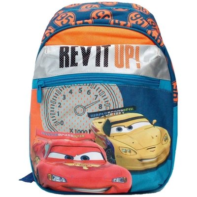 Bakaji - Zaino Cartella Disney Cars Spallacci Imbottiti Zainetto Scuola Asilo Bambini