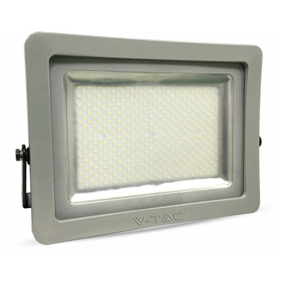 Faretto a LED sottile 300W - 24000Lm 6000K Blanco Corpo grigio freddo, alta potenza IP65