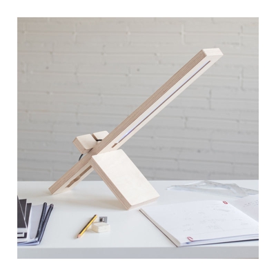 Greenice - Lampada Da Tavolo 'Delamp' Betulla LED Oscuratoreabile Bianco Caldo (DBO-DELAMP)