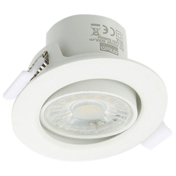 Spot da incasso Valence 9W regolabile Equ. 60W | Température de Couleur: Bianco neutro 4000K en oferta
