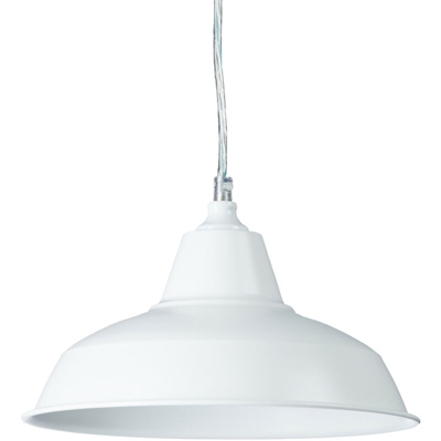 Lampadario da soffitto, lampadario per soffitto, lampadario soffitto colore bianco in stile industriale con le seguenti misure HBT: ca. 114 x 28 x