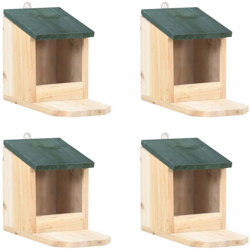 Casette per Scoiattoli 4 pz in Legno di Abete - Vidaxl características