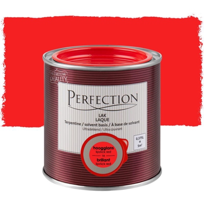 Perfection lacca a base solvente - Gloss - 58 Rossetto Rosso - 375ml - 5m - Ultra Covering - 58 Lipstick Rojo
