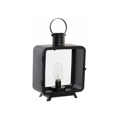 Torcia a LED Dekodonia Metallo Nero (22 x 12 x 38 cm)