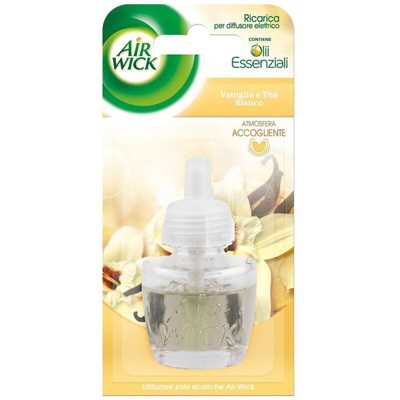 Air Wick Ricarica per Diffusore Elettrico Vaniglia e Thè Bianco 19ml