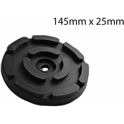 B&s - Tampone in gomma per ponte sollevatore 145 x 25mm ricambio elevatore auto