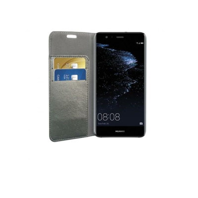 Phonix Custodia a Libro in Ecopelle Sparkling per P10 Lite - Grigio Metallico - Huawei