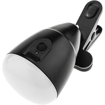 Lampada a pinza ricaricabile a LED con 3 livelli di intensità di luce calda 4000K 460 lumen 5W - Bematik