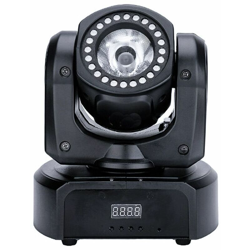 Proiettore rgb faro 35w testa mobile rotante effetti disco 25LED flash strobo en oferta