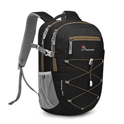 MOUNTAINTOP 22 Litri Zaino da Trekking Sportivo Outdoor Zaino per Uomo Donna Leggero Zaini da Escursionismo Viaggio Daypack, Nero con caffè en oferta