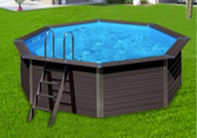 FLIGHT-POOL - Piscina per esterni, pannelli in alluminio (370 x 124)