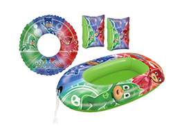 chance Set N2 Accessori Mare Super PIGIAMINI - PJ Masks (CANOTTO + Ciambella + BRACCIOLI) en oferta