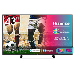 Hisense 43AE7210F, Smart TV LED Ultra HD 4K 43", Single Stand, HDR 10+, Dolby DTS, con Alexa integrata, Tuner DVB-T2/S2 HEVC Main10 [Esclusiva Amazon  precio