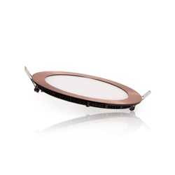 Greenice - Downlight LED Slimline Circolare Ø225Mm 18W 1300Lm 50.000H Bronzo | Bianco Caldo (GL-CL-R18N-B-WW) en oferta