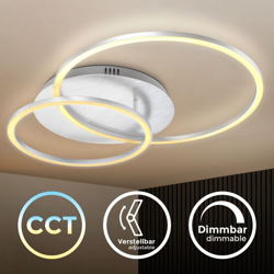 B.K.Licht I 32 Watt LED Frame Frame Round I CCT controllo temperatura colore I dimmerabile I dimmerabile I girevole I timer I luce notturna I precio